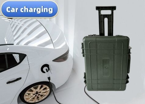 Taşınabilir Güç Santrali 6000W/7000W Büyük Kapasite Dış Çevre Kampı Ev Güneş