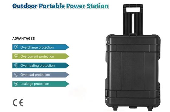 Taşınabilir 6000W/6216wh Üçlü Lityum Pil Enerji Depolama Acil Elektrik Santrali