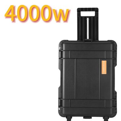 Dış Ev ve RV Çıkış Soketi Tüm Türler için 4000W Şarj edilebilir Yedek Güç kaynağı