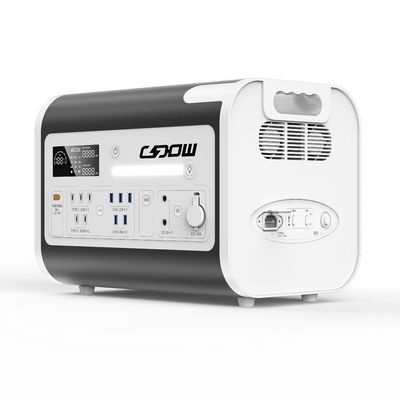2400W açık hava mobil güç istasyonu özelleştirilebilir C tipi ve 90 dakikalık şarj süresi