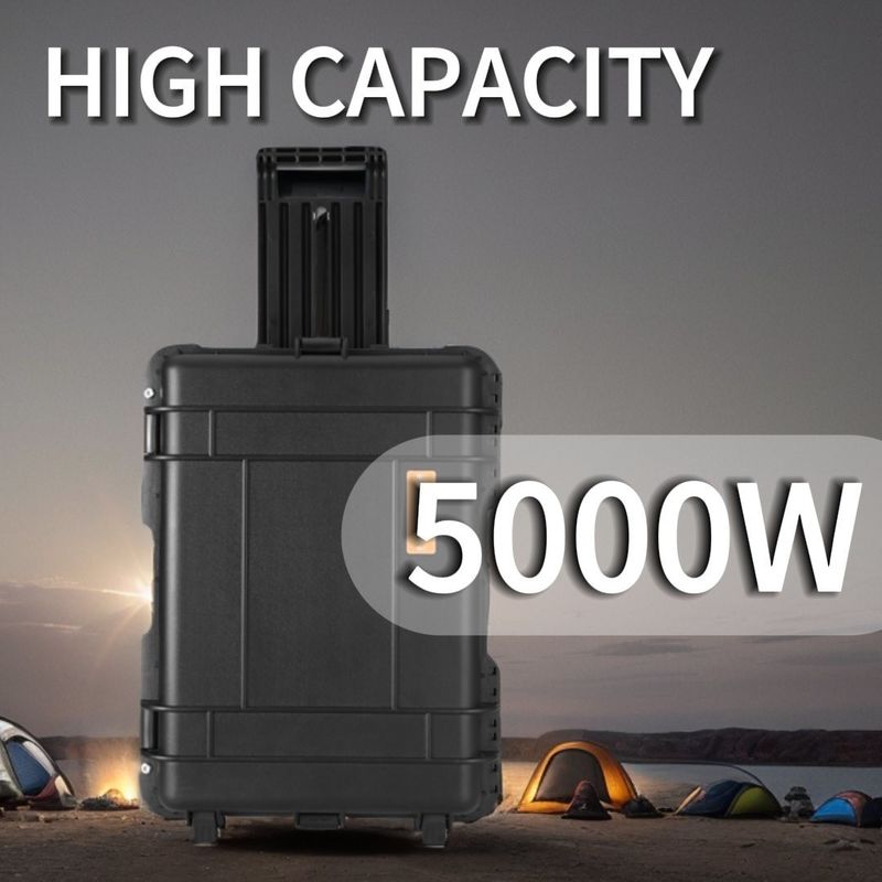 610*440*250 mm Dışarıda güneş panelleri şarj etmek için büyük kapasiteli taşınabilir elektrik santrali
