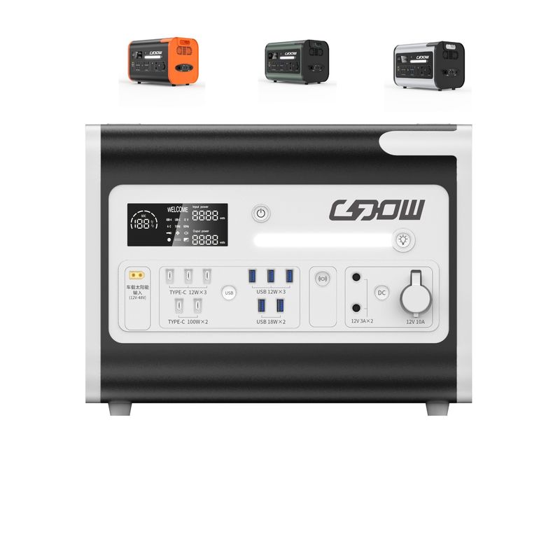 Ev / Dışarı / Acil Durumlar için Lityum Pil Jeneratörü 2200W Belirli Çıkış Gücü