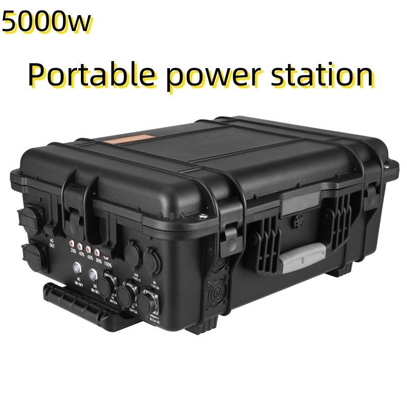 4800wh USB/Type-C Max5000W Balıkçılık için Yüklenebilir Güç kaynağı