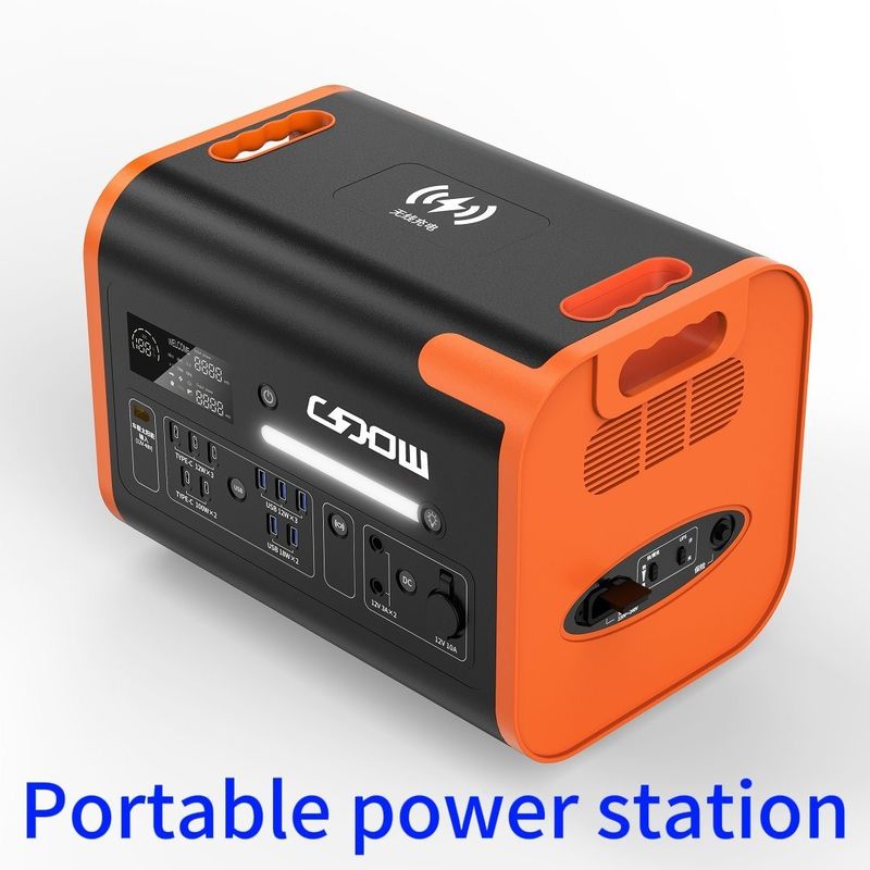 C tipi şarj edilebilir mobil güç kaynağı 2200W Güneş istasyonu
