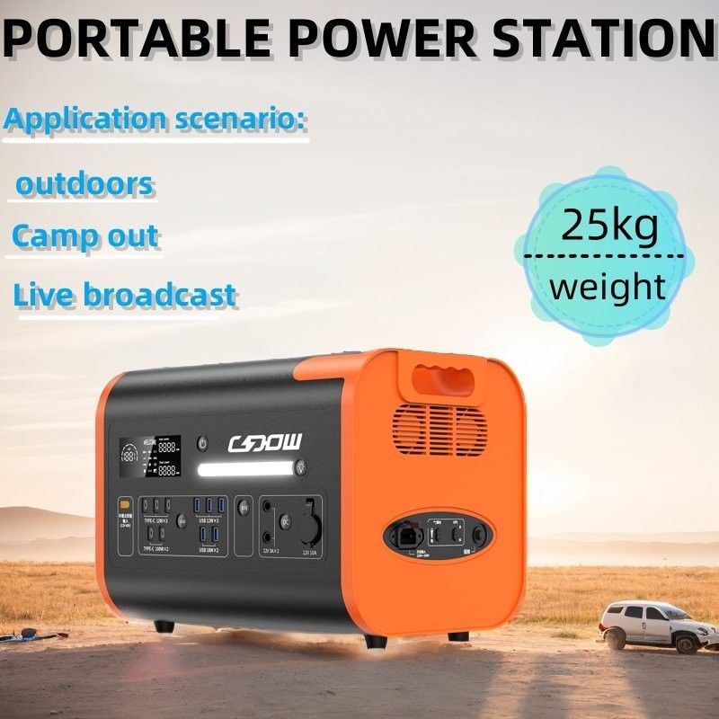 Güneş Rüzgar Santrali için 600W 1800W 2000W taşınabilir Lityum Demir Fosfat Pil