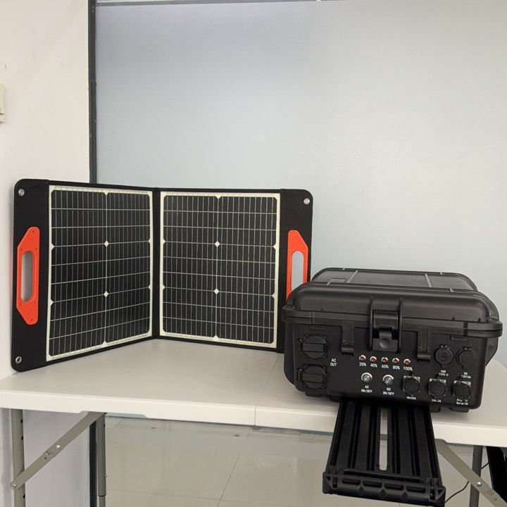 4000W Güneş Acil Hareketli Elektrik Santrali USB/Type-C 18W Max ve Uzun Süren