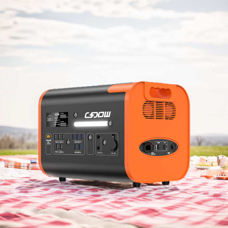 Taş ekranı ve kablosuz şarj için taşınabilir güç istasyonu 110V 230V 50Hz 60Hz 15W