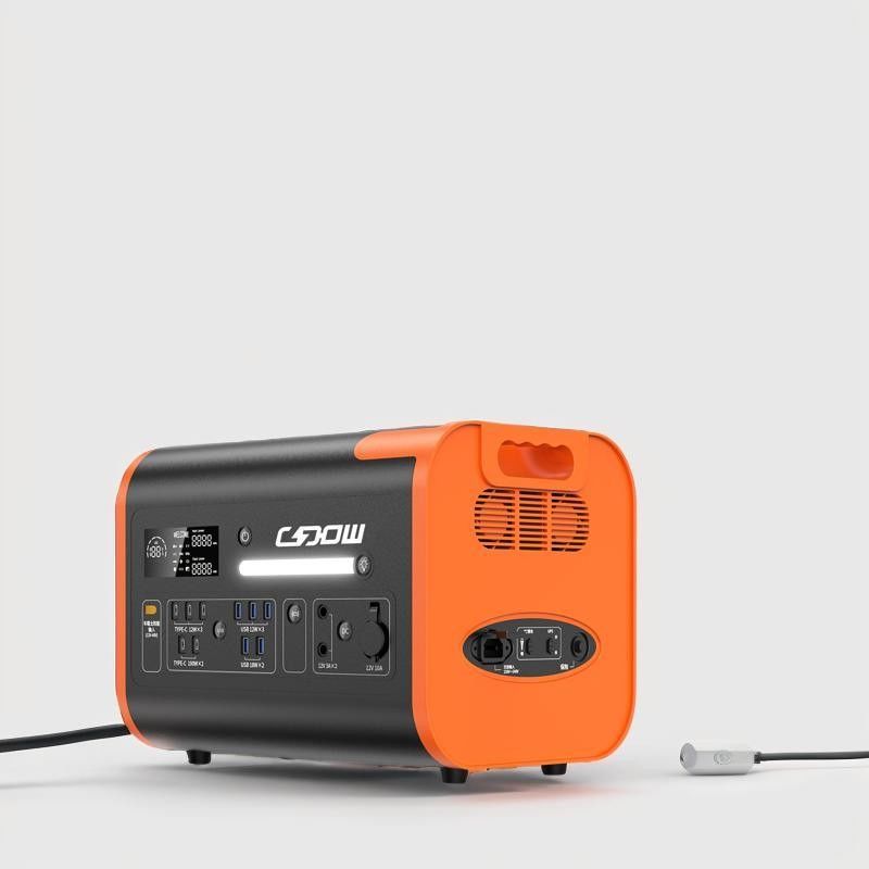 Almanya 2000W 2048wh AC-DC çıkış fiş Elektrikli Mobil Taşınabilir Lityum Elektrik Santrali Güneş Jeneratörü