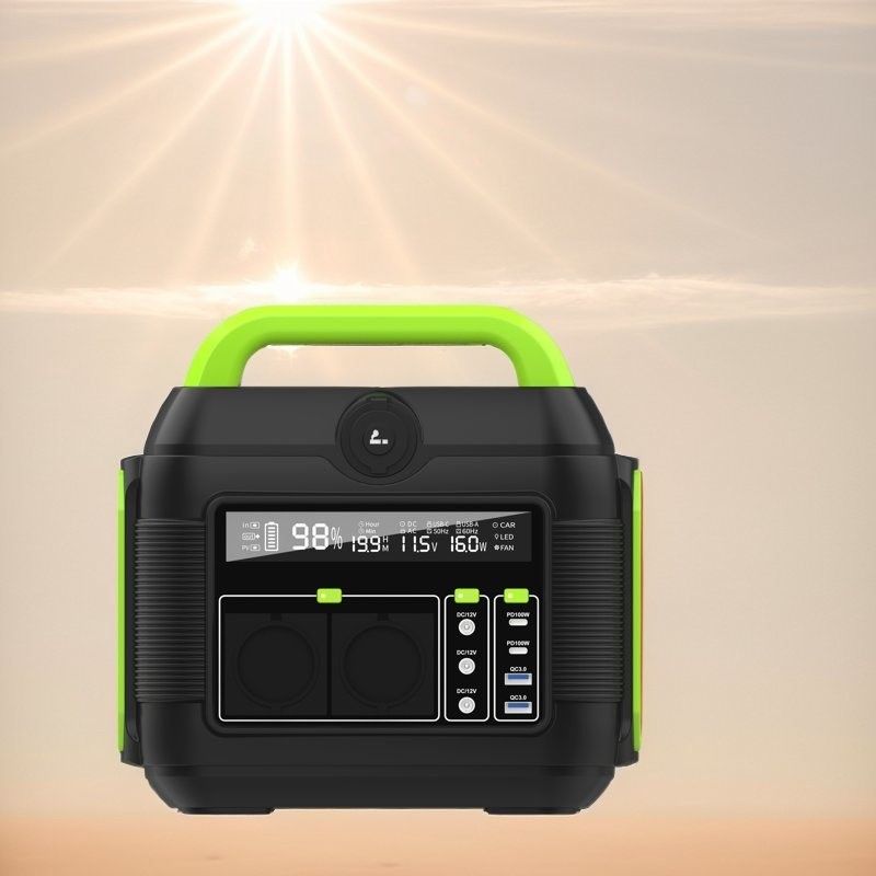 Taşınabilir 600W/160000mAh Hızlı Şarj Güç Santrali 110V AC/DC/USB/Type-C Dış Çıkış Güç Bankası