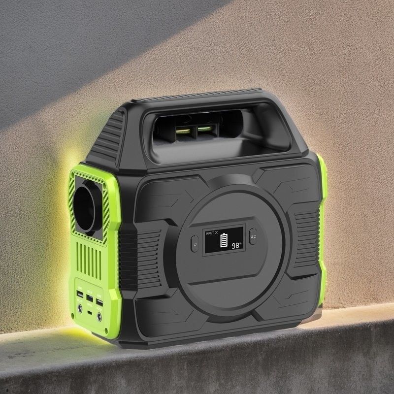 Dış mekan Lityum Pilleri Enerji Depolama Pilleri 300W Dış mekan taşınabilir enerji istasyonu