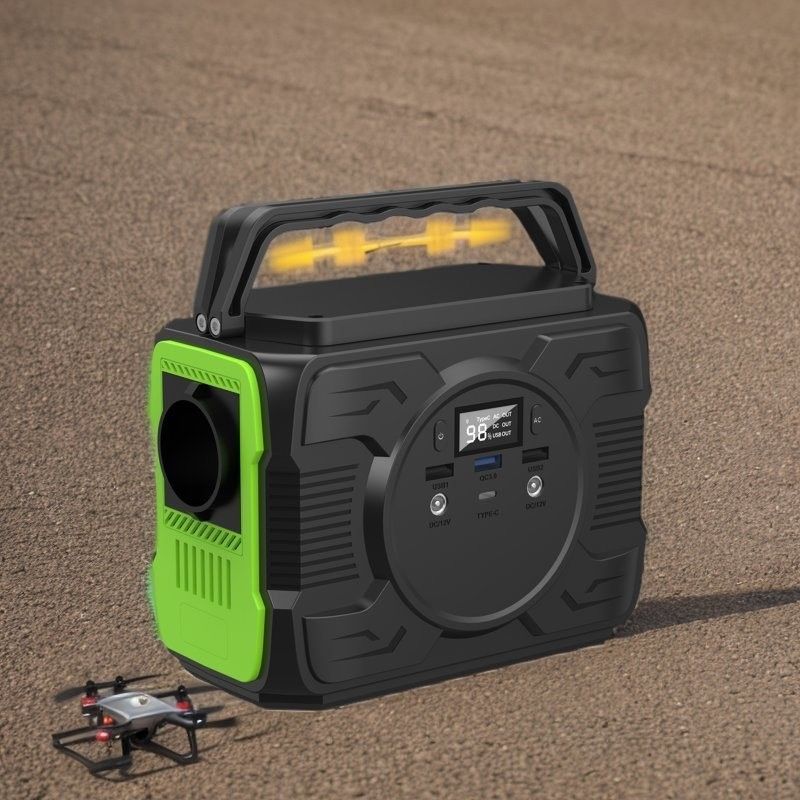 DC1 2 Çıkış 12V-16.8V/6A Açık Hava Etkinlikleri için Acil Güneş Mobil Jeneratörü