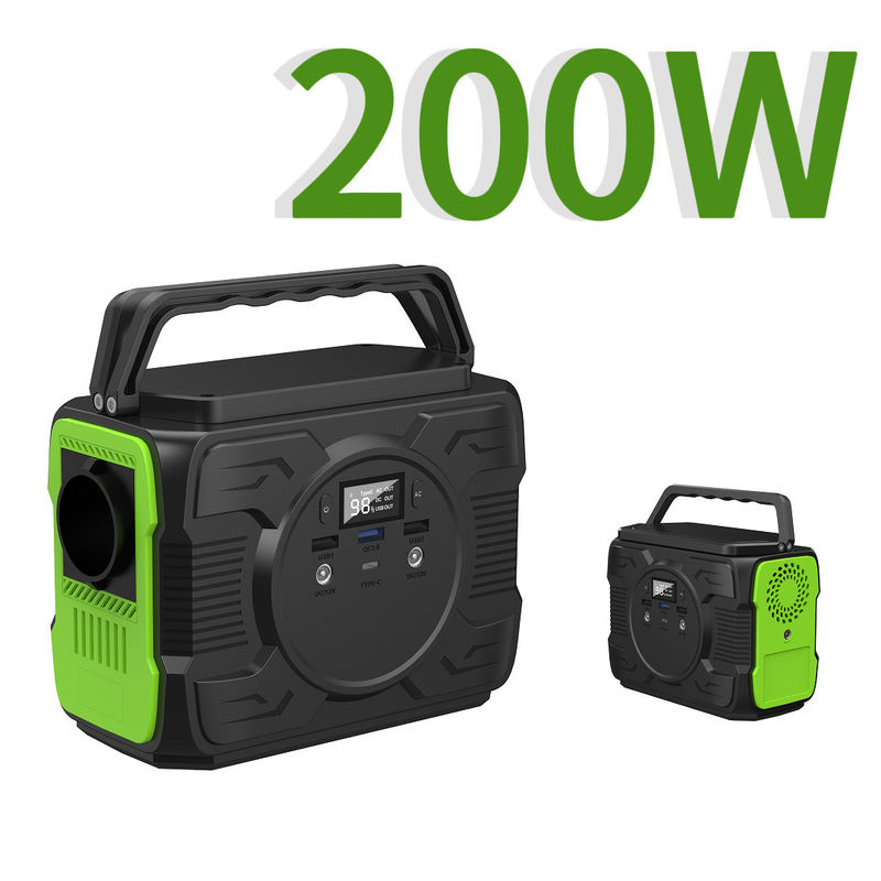 QC3.0 çıkışı 9V/2A ve nominal kapasite 173wh ile taşınabilir güç jeneratörü 200W