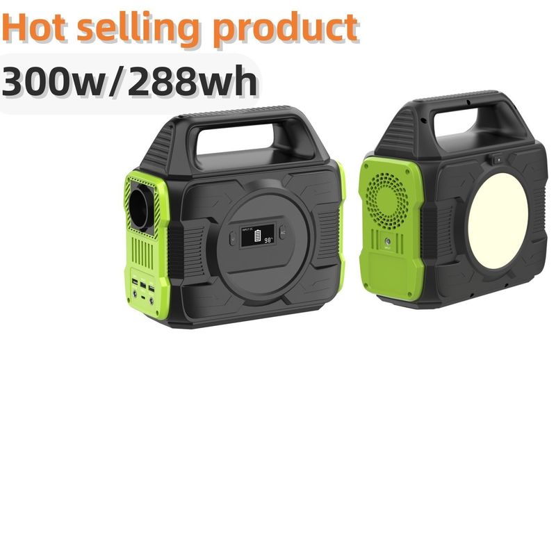 Geri dönüştürülebilir 300W/288wh Ev Portatif Güneş Jeneratörü için Güneş Enerjisi Santrali Invertörü