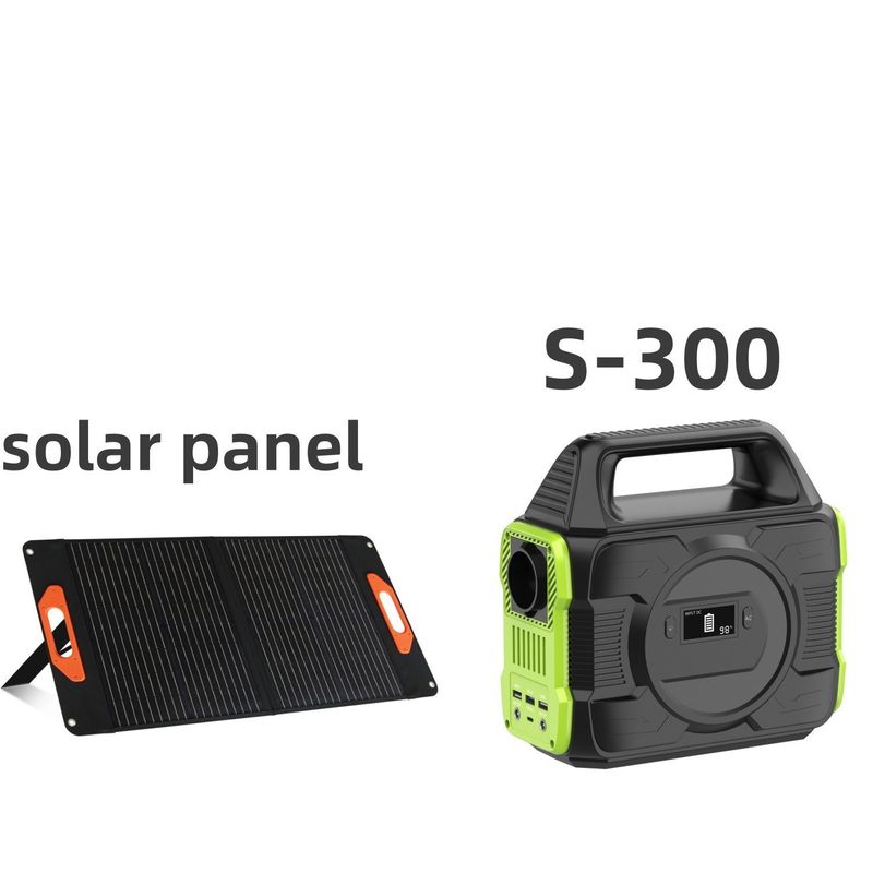 Tavsiye edilen AC Soket ve LCD Ekranlı Taşınabilir Ev Mini Güneş Sistemi Inverter 300W