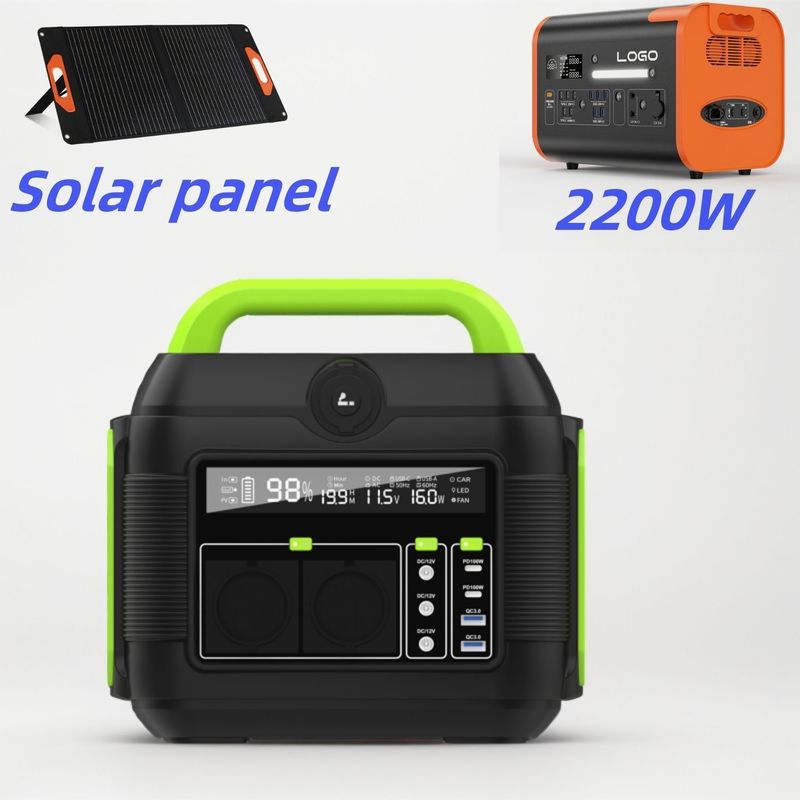 600W açık hava mobil enerji istasyonu Güç taşınabilir lityum pil 576wh Kapasite