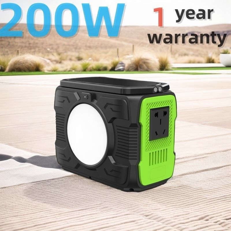 200W173wh Kamp Mobil Lityum Pil Güneş Jeneratörü Uzaktan çalışma için güç kaynağı
