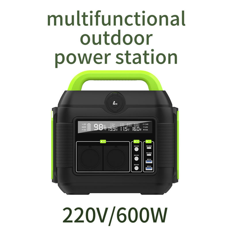 Özelleştirilebilir Renk S6 Dış Çaplı Çok Kullanımlı 600W Taşınabilir Şarj İstasyonu Güç Bankası