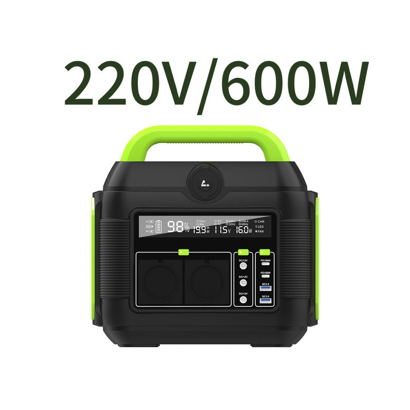 Lityum Pil 600W Kamp Mini Taşınabilir AC Sokaklar Güç Bankası 110V 220V Tüm Markalar için