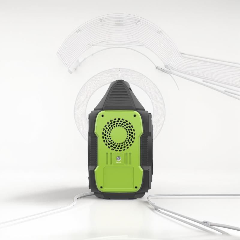 Portatif Güneş Enerjisi Santrali 300W/600W Hızlı Şarj Inverteri, Şebeke dışı ev için entegre
