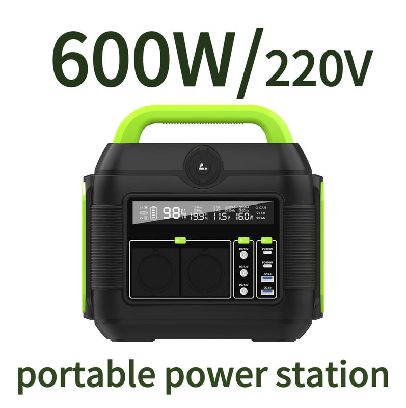 Açık Hava Kampı Taşınabilir Güneş Enerjisi Donanımlı Renk 300W/500W/600W/1500W