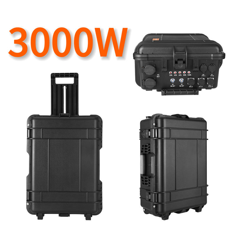 Taşınabilir Elektrik Santrali 3000W Güneş Enerjisi Sistemi 1500W 2400W 5000W LiFePO4 Jeneratörü