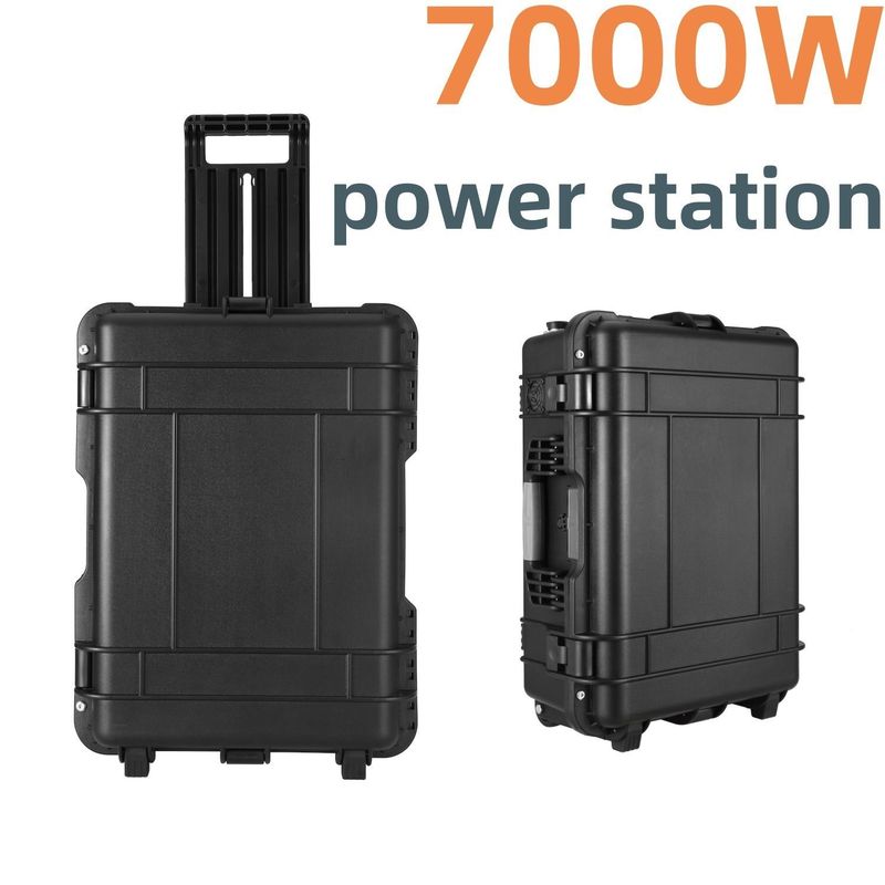 ABS PC Alüminyum Alaşımlı Taşınabilir Güneş Jeneratörü 3000W 4000W 5000W 6000W 7000W