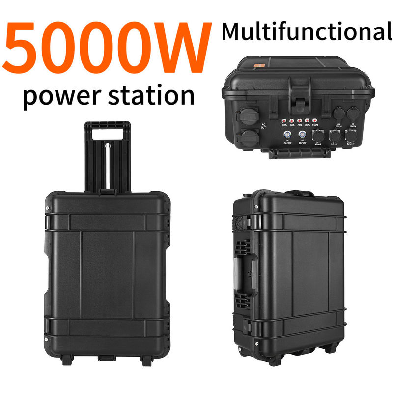 Her Yerde Şarj Olun 8000W En Yüksek Güçlü Dış Açık Maceralar için Taşınabilir Güneş Enerjisi Santrali