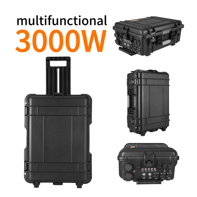 Güneş Sistemi Bataryası için AC Çıkış Akımı 15A Max LT-30 3000W Taşınabilir Güç kaynağı