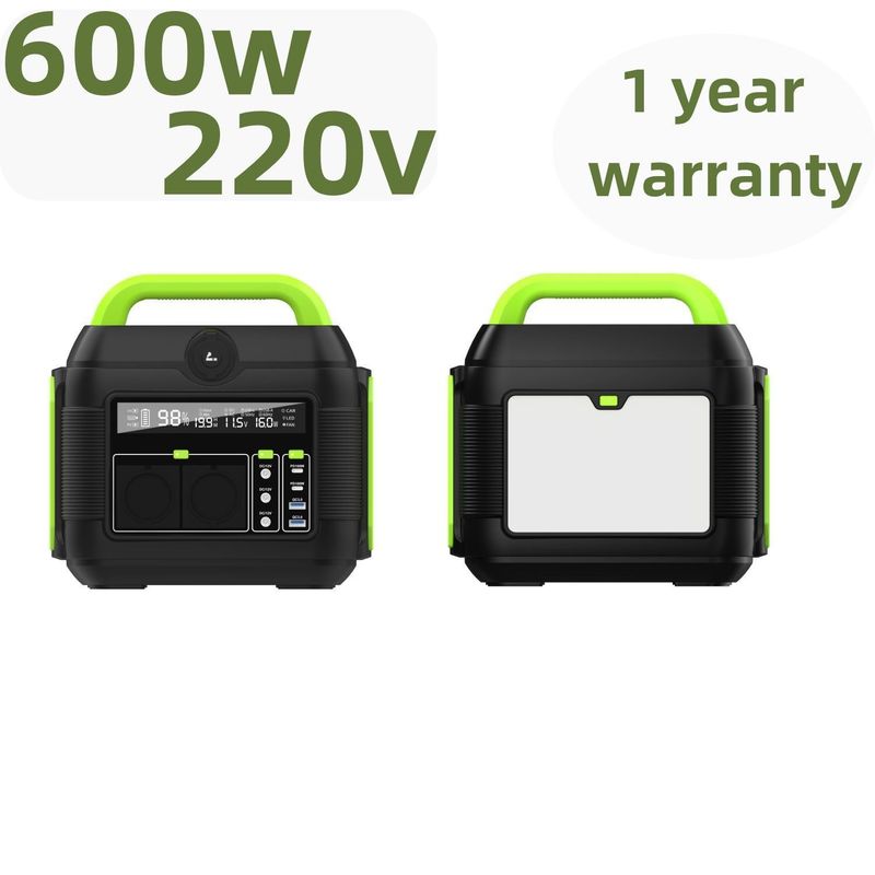 Doğrudan dağıtım için 600W 110/220V-50Hz/60Hz taşınabilir enerji istasyonu güneş jeneratörü