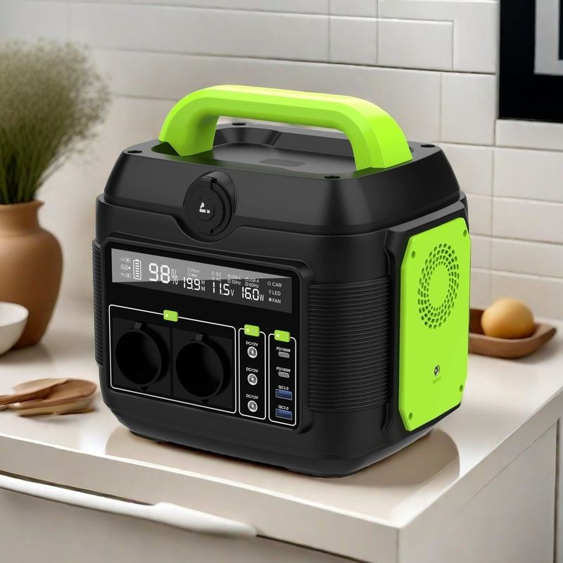 Özellik 600W acil güç kaynağı ihtiyaçları için süper hızlı taşınabilir güç istasyonu