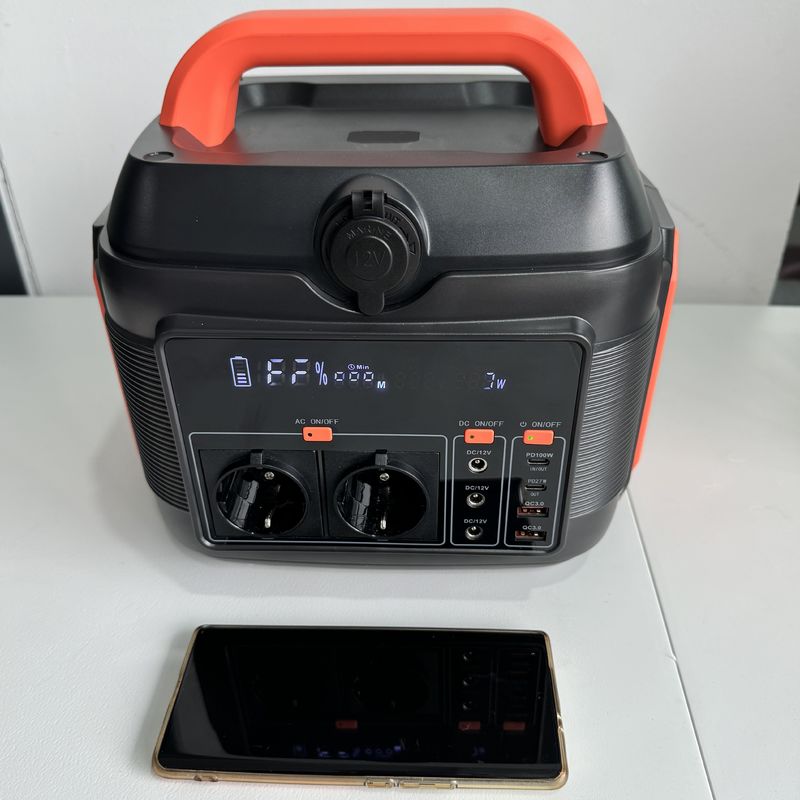 600W 300W 2200W Taşınabilir Elektrik Santrali Ev Açık Kamp için Güneş Paneli Jeneratörü