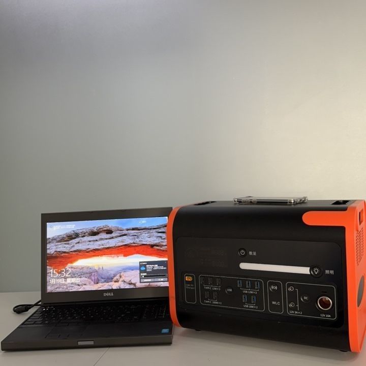 Daha Uzun Yaşam LiFePO4 Taşınabilir Güç kaynağı 2200W Çıkış Voltaj dalgalanması aralığı -5%-5%