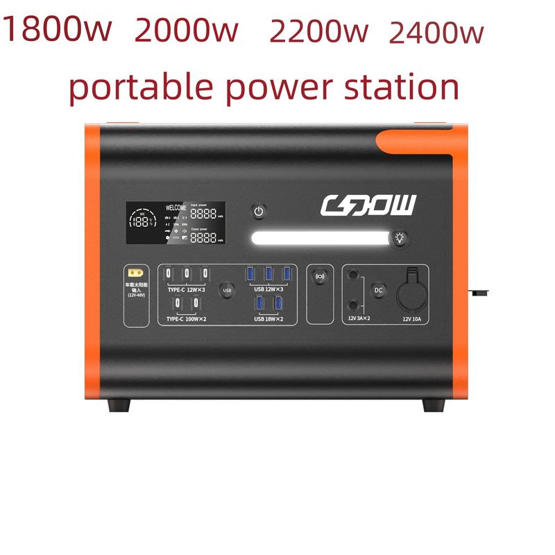 2200W acil yedek çıkış Voltaj dalgalanma aralığı -5%-5% Enerji depolama istasyonu