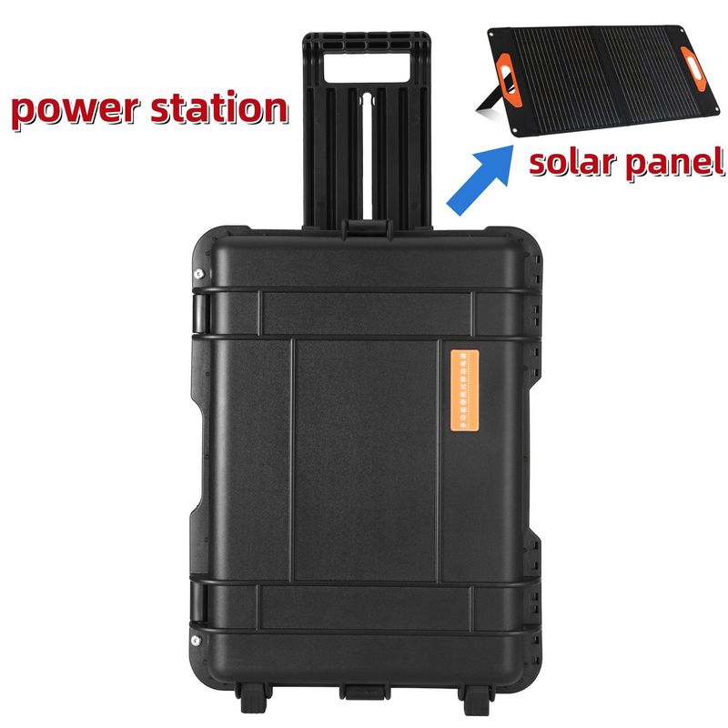 Tüm AC Çıkış Soketi USB/Type-C 18W Max 3000W Dış ve Kamp için Güneş Jeneratörü