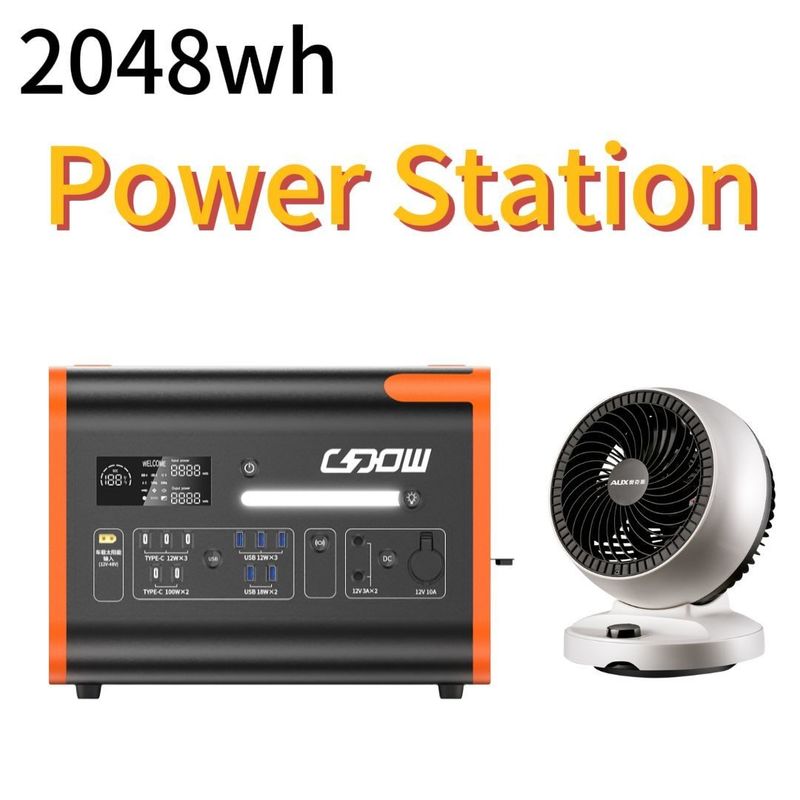 AC çıkış voltajı AC 100V-120V/AC 220V-240V Saf Sinüs Dalga Değiştiricisi LiFePO4 Güç Santrali