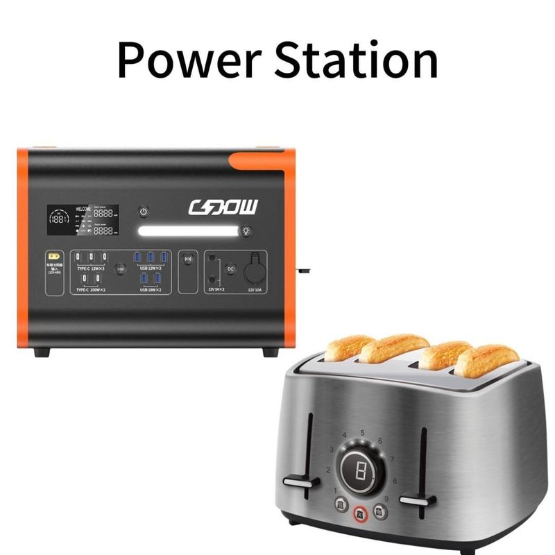 LiFePO4 2200W Siyah Sessiz Taşınabilir Inverter Generatörü