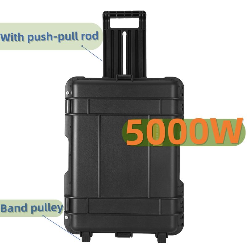 LT-50 Acil Güç 5000W Kamp Portatif Enerji Depolama Elektrik Santrali Güneş Jeneratörü