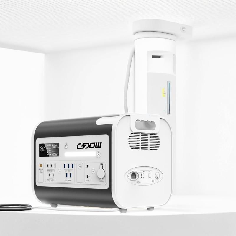 LiFePO4 Pil hücresi türü 220V çıkış taşınabilir elektrik santrali piknik ve acil durum için