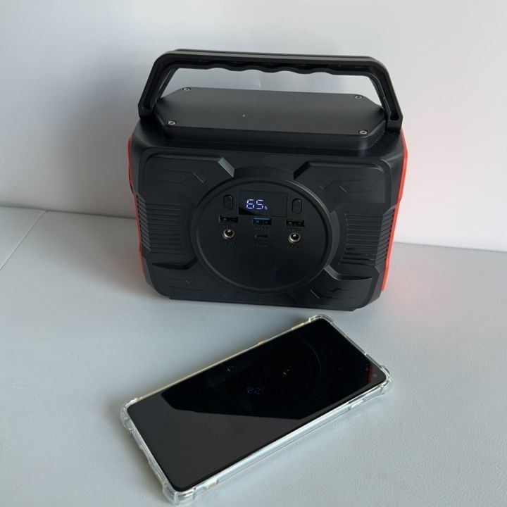 48000mAh Acil Mini Portatif Mobil Güç Bankası ve DC1 2 Çıktısı 12V-16.8V/6A