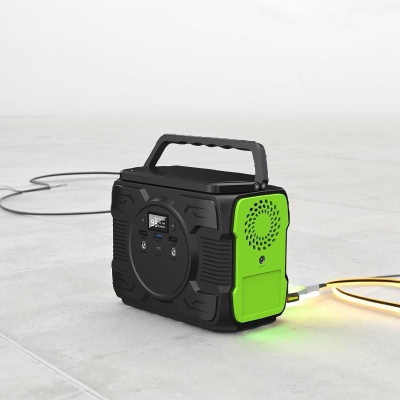 Portatif Kamp Güç Santrali 200W Lityum AC DC Laptop için Güneş Enerjisi Jeneratörü