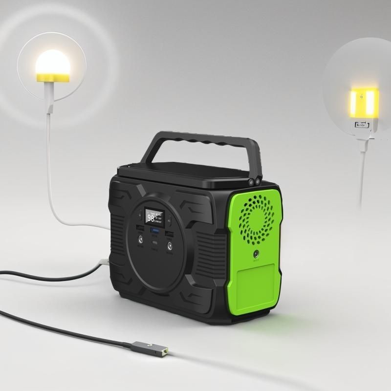 48000mAh Pil Kapasitesi Güç Ev ve Kamp için taşınabilir güç bankası 200W 173Wh