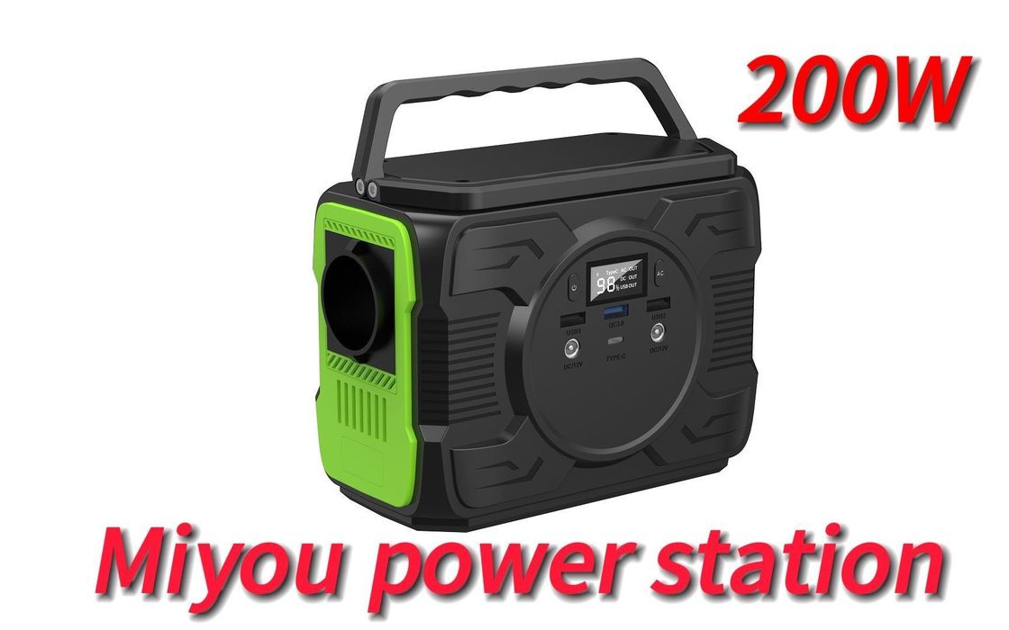Taşınabilir Yenilenebilir Enerji Jeneratörü 200W/173wh Güneş Enerjisi Depolama Mobil Güç Tedarikçisi