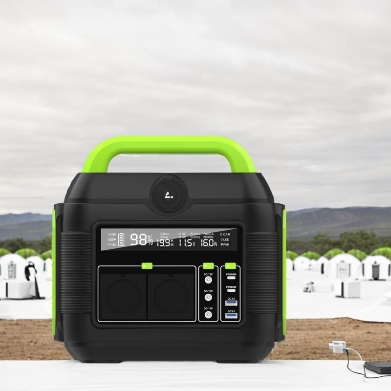 Ev şarjı ve tüm uyumlu markalar için LCD ekran 600W güneş jeneratörü