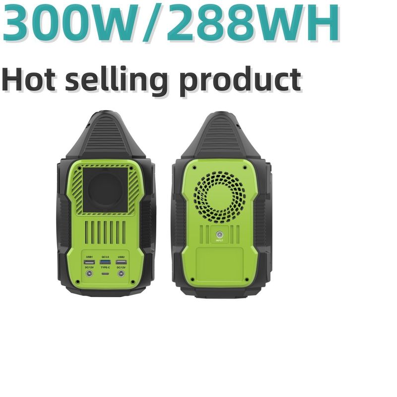 Dışarıda Hızlı Şarj 300W Portatif Güç Santrali Lityum Pil S3 ile Güneş Jeneratörü