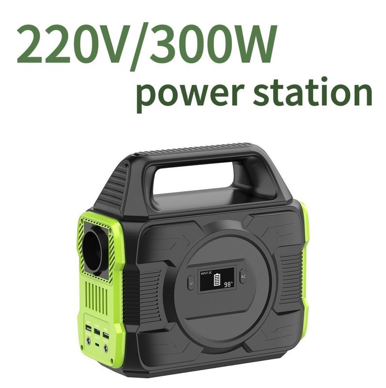 Özelleştirilebilir Renk 300W Güneş 110V 220V Lityum için Taşınabilir Pil Güç Bankası