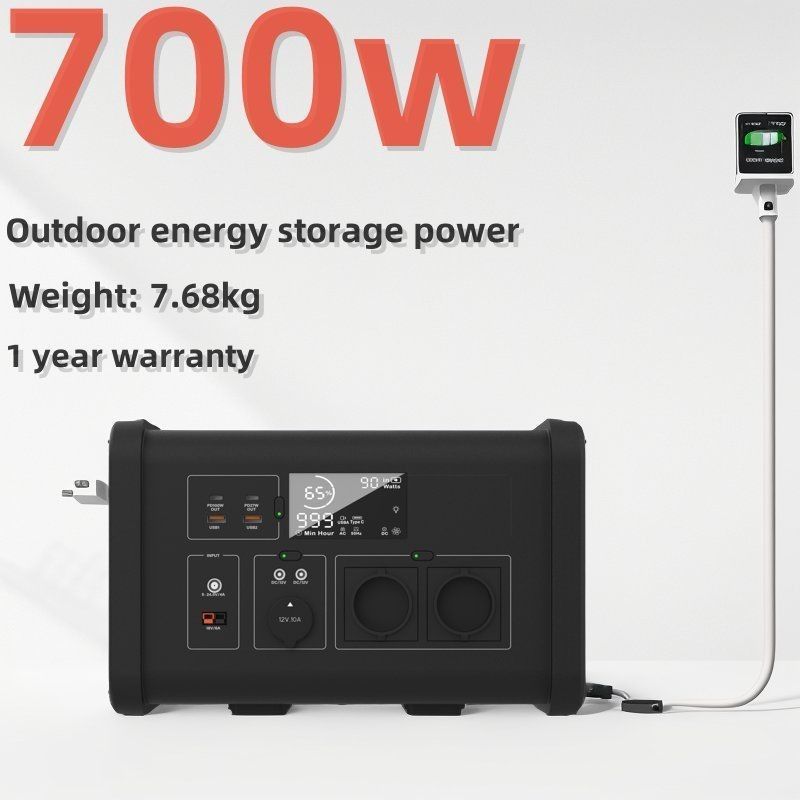 700W taşınabilir elektrik santrali açık hava etkinlikleri için güneş jeneratörü