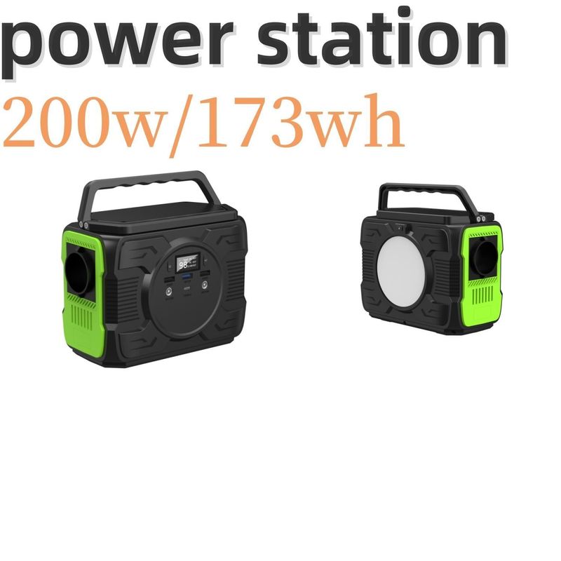 Ternary Lityum Bataryası ve 12V/200-300A Ec5 Çıktısı ile 200W Mini Inverter Jeneratörü