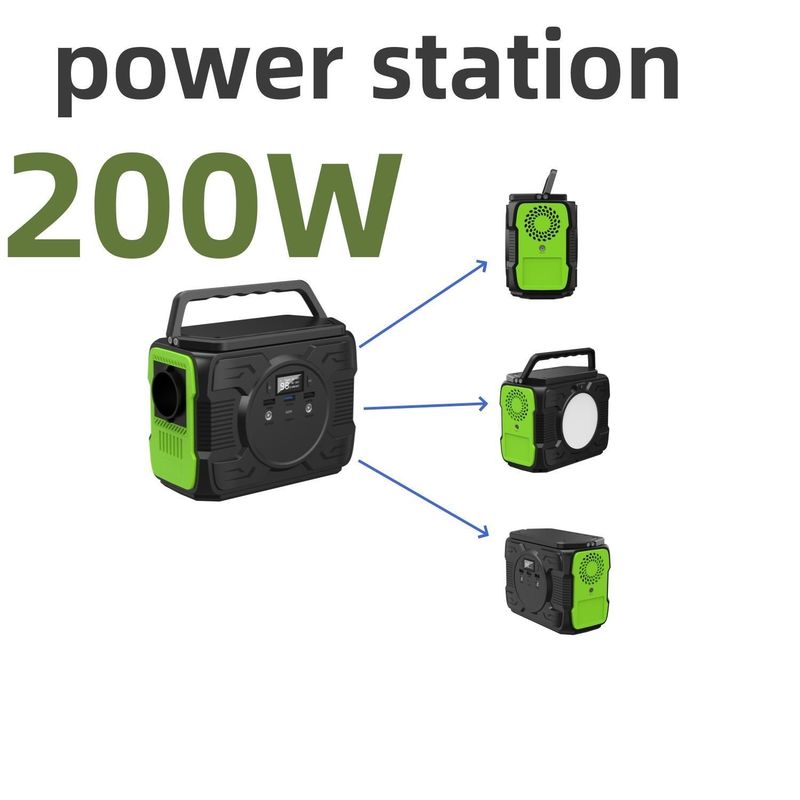 200W Güneş Enerjisi Depolama Jeneratörü Acil Balkon S2X-173 ile RV Güç Santrali