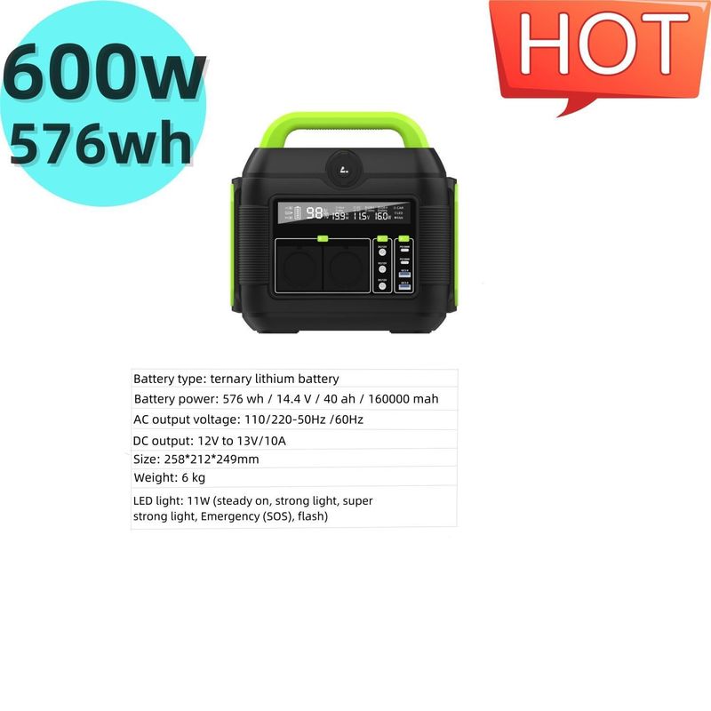 600W Sessiz Taşınabilir Elektrik Santrali Geri Dönüştürülebilir S6 S6 Açık Hava Kampı için Güneş Jeneratörü