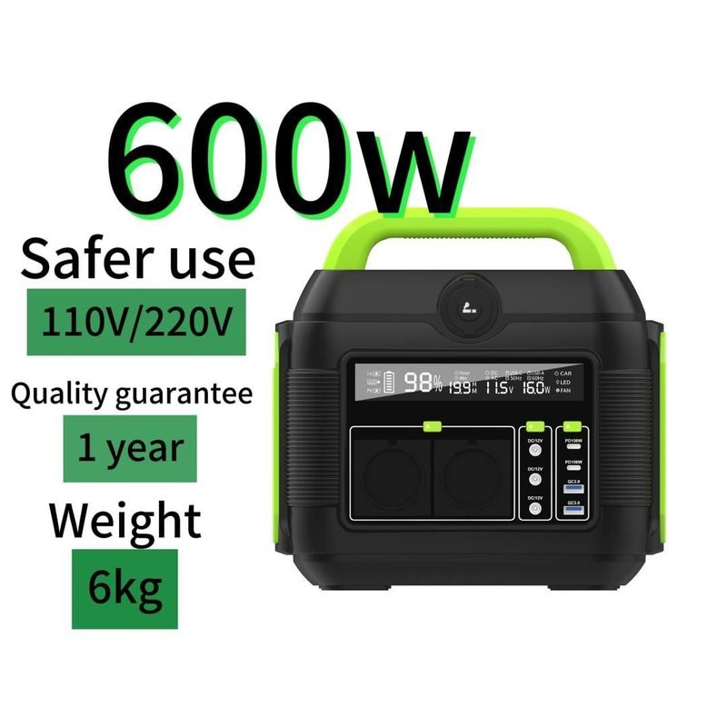 Araç ve Dışarı S6 için 600W taşınabilir Güneş Jeneratörü Açıklayın